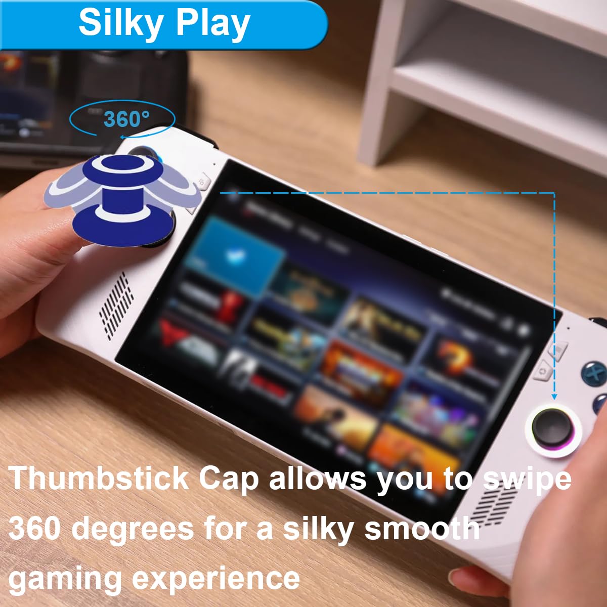 Amazon.co.jp: ZHUROUPU ジョイスティックの親指スティック交換